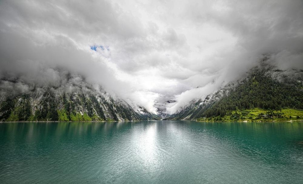 Marvel at Schlegeis Lake